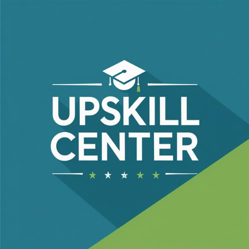 UpSkill Center Minimalist Wordmark Logo - Fresh Colors (Logo)